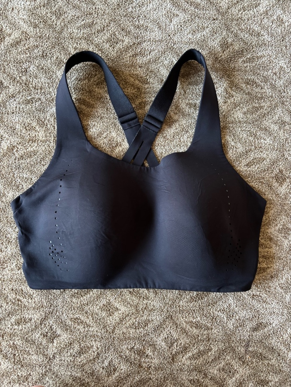 lululemon athletica Black Cross-Back Sports Bra like new!!